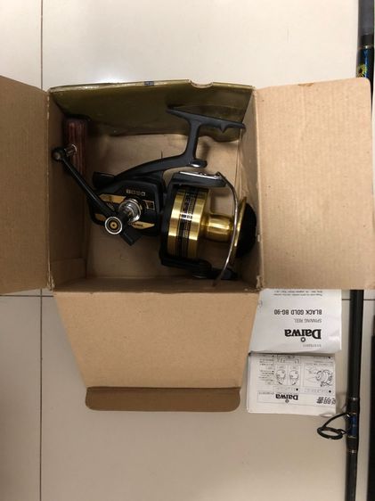 คันเบ็ด Daiwa รุ่น OPUSBULL Fuji 5 ฟุต ต่อโคนของใหม่ พร้อมรอก Daiwa BG-90 ของใหม่ ยังไม้เคยใช้งาน พร้อมอัดปลาใหญ่ได้เลยครับ รูปที่ 8