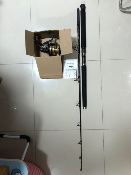 คันเบ็ด Daiwa รุ่น OPUSBULL Fuji 5 ฟุต ต่อโคนของใหม่ พร้อมรอก Daiwa BG-90 ของใหม่ ยังไม้เคยใช้งาน พร้อมอัดปลาใหญ่ได้เลยครับ