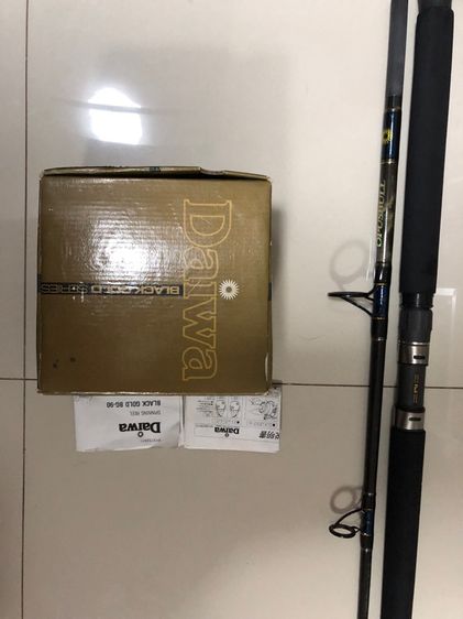 คันเบ็ด Daiwa รุ่น OPUSBULL Fuji 5 ฟุต ต่อโคนของใหม่ พร้อมรอก Daiwa BG-90 ของใหม่ ยังไม้เคยใช้งาน พร้อมอัดปลาใหญ่ได้เลยครับ รูปที่ 7