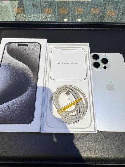 iPhone15Promax 256GB สีขาว เครื่องศูนย์แท้สภาพสวย อุปกรณ์ครบพร้อมกล่อง รูปที่ 9