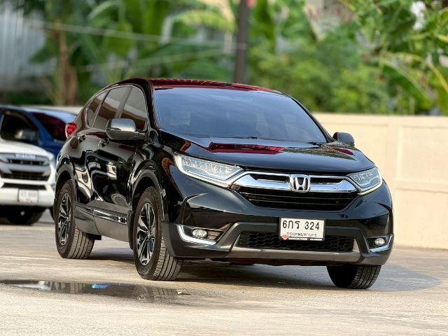 Honda CR-V 2017 2.4 E 2WD เบนซิน เกียร์อัตโนมัติ ดำ รูปที่ 4