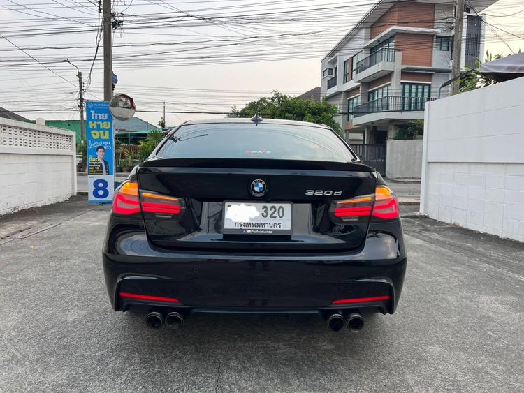 BMW Series 3 2018 320d Sedan ดีเซล เกียร์อัตโนมัติ ดำ รูปที่ 4