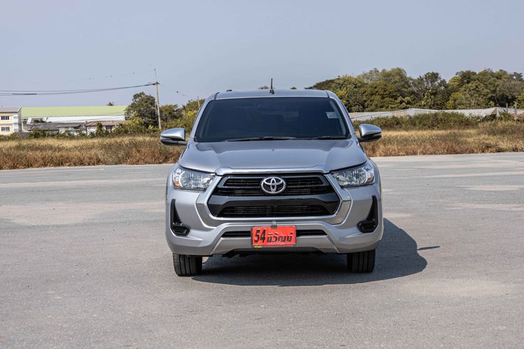 Toyota Hilux Revo 2021 Double Cab 2.4 Mid Z Edition Pickup ดีเซล ไม่ติดแก๊ส เกียร์ธรรมดา เงิน รูปที่ 2