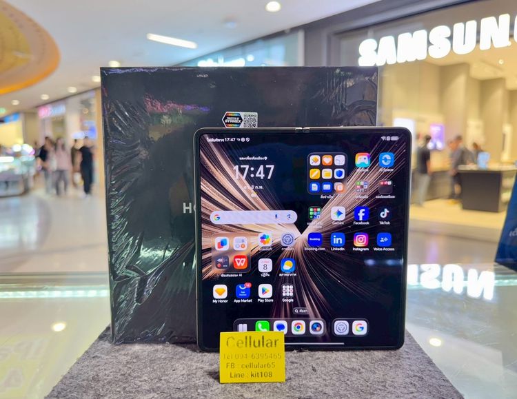 Honor Magic V5 512GB สวยไร้รอย ประกันศูนย์8เดือนกว่า ครบกล่อง รูปที่ 2