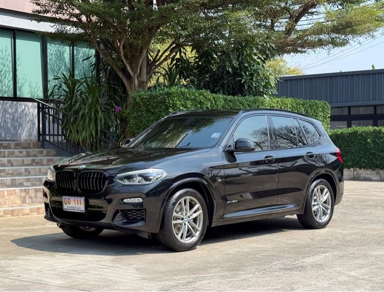 BMW X3 2019 2.0 xDrive20d 4WD Utility-car ดีเซล ไม่ติดแก๊ส เกียร์อัตโนมัติ ดำ รูปที่ 4