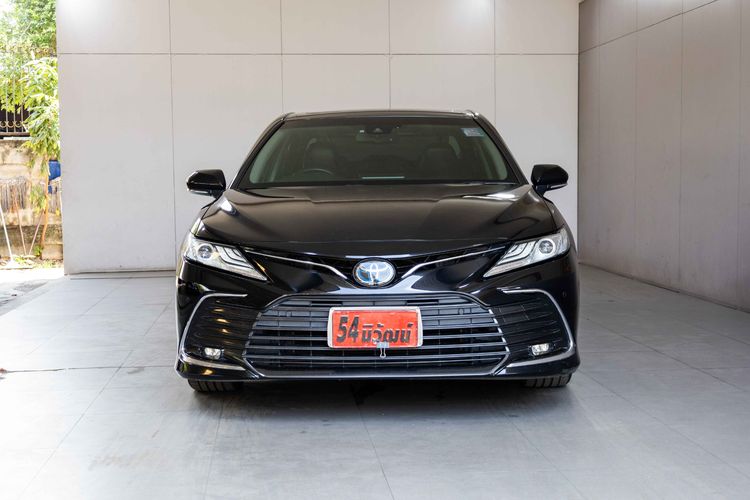 Toyota Camry 2021 2.5 HV Premium Sedan ไฮบริด ไม่ติดแก๊ส เกียร์อัตโนมัติ ดำ รูปที่ 2