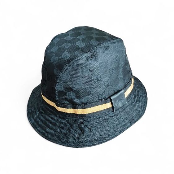 หมวกและหมวกแก๊ป หมวก GUCCI Black Bucket Hat GG Sherry Line Monogram แท้ 💯 made in ITALY size S ขนาด 58-60 cm สภาพดีมาก ทรงสวย ดีเทลสวย หายากน่าสะสมครับ