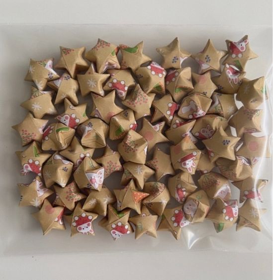 ดาวกระดาษพับสำเร็จ