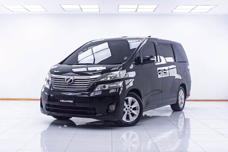 Toyota Vellfire 2010 2.4 V Utility-car เบนซิน ไม่ติดแก๊ส เกียร์อัตโนมัติ ดำ