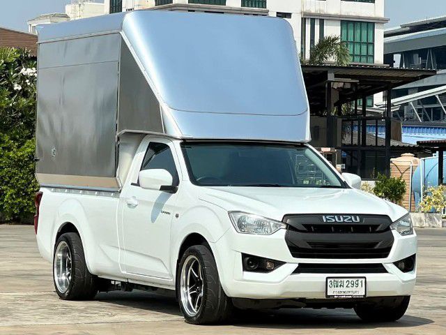 Isuzu D-MAX 2020 1.9 B Pickup ดีเซล ไม่ติดแก๊ส เกียร์ธรรมดา ขาว