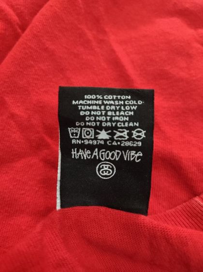 เสื้อยืด STUSSY'90 วินเทจคลาสสิค รูปที่ 8