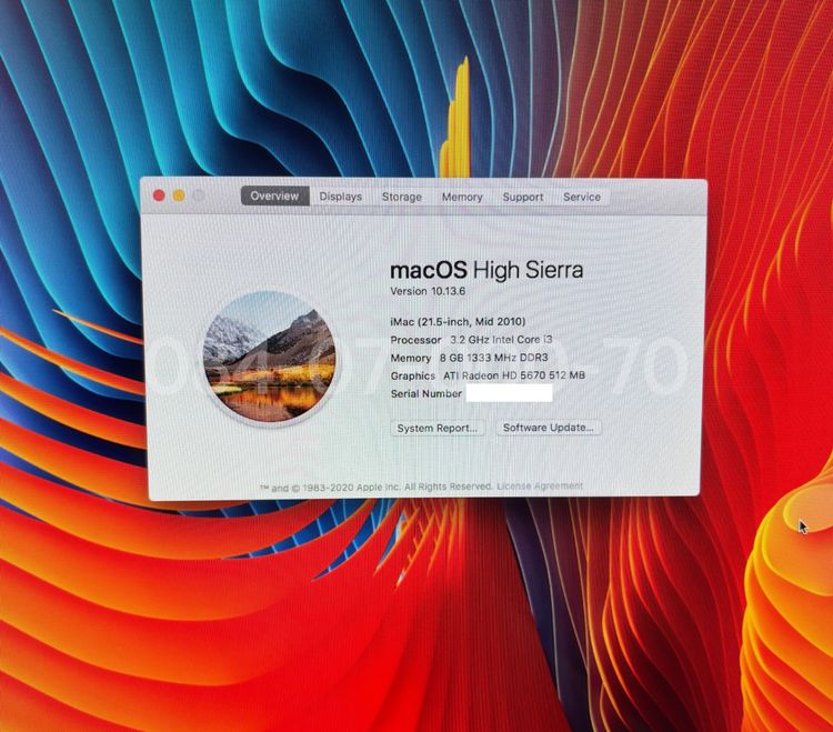IMAC 21.5” (Mid 2010)  รูปที่ 7