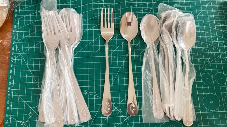 ช้อนส้อมสแตนเลสแท้มือหนึง รูปที่ 2