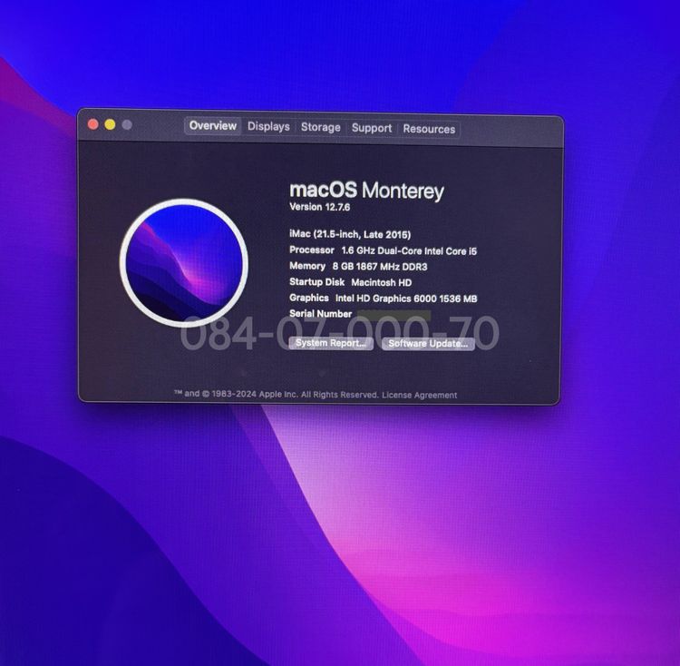 IMAC 21.5” (Lale 2015)  รูปที่ 3