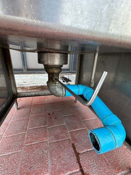 ซิงค์ล้างจานสแตนเลส เกรด 304 ก็อก 1 หัว แบบมีขอบกันกระเด็น รูปที่ 14