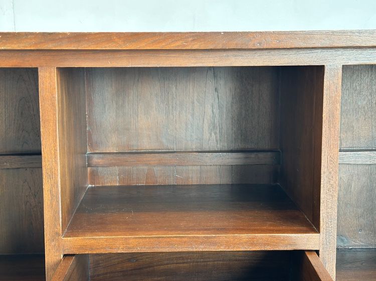 ตู้วางทีวีไม้จริง สไตร์วินเทจ 2 บานเปิด 1 ลิ้นชัก มือจับทองเหลือง รูปที่ 12