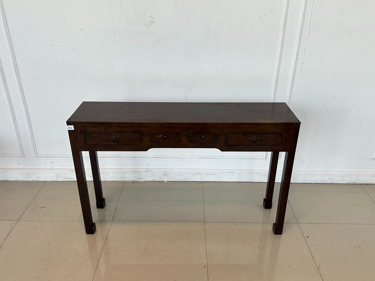 ตู้ทำงานไม้จริง สไตล์วิเทจ 5 ลิ้นชัก มือจับอลูมิเนียม รูปที่ 2