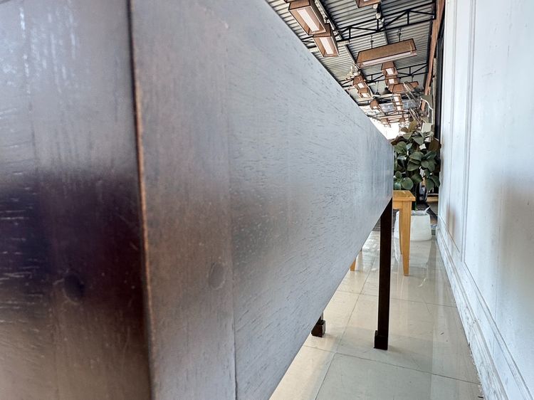 ตู้ทำงานไม้จริง สไตล์วิเทจ 5 ลิ้นชัก มือจับอลูมิเนียม รูปที่ 6