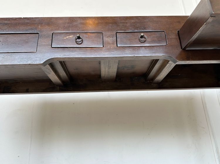 ตู้ทำงานไม้จริง สไตล์วิเทจ 5 ลิ้นชัก มือจับอลูมิเนียม รูปที่ 18