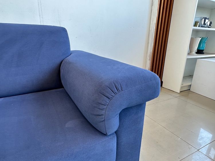 โซฟา 2 ที่นั่ง แบรนด์ MODERNFORM เบาะผ้ากำมะหยี่สีน้ำเงิน รูปที่ 8