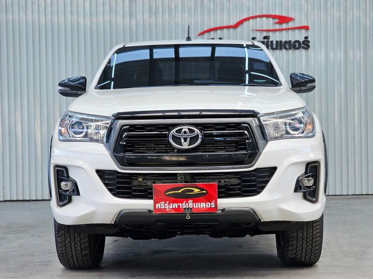 Toyota Hilux Revo 2019 Double Cab Prerunner 2x4 2.4 Rocco Pickup ดีเซล ไม่ติดแก๊ส เกียร์ธรรมดา ขาว รูปที่ 2
