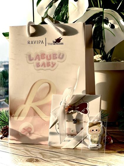 RAVIPA Labubu heart bracelet พร้อมแพ็คเกจ และถุงตามรูป🎀 สร้อยข้อมือ รูปที่ 5