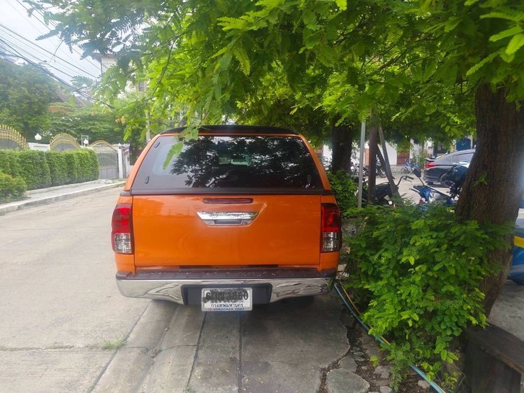 Toyota Hilux Revo 2017 2.4 Prerunner E Plus Pickup ดีเซล เกียร์ธรรมดา ส้ม รูปที่ 4