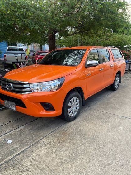 Toyota Hilux Revo 2017 2.4 Prerunner E Plus Pickup ดีเซล เกียร์ธรรมดา ส้ม รูปที่ 3