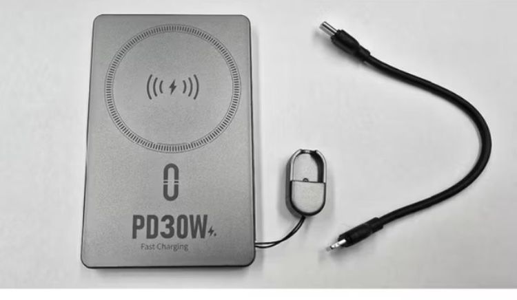 แบตp1013 ouger 10000mah ชาร์จไร้สาย พร้อมสาย ไทซี ไอโฟน มีมอก. ccc.ไปจีนได้  รูปที่ 3