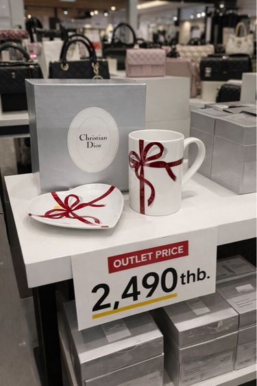 อุปกรณ์ในครัวอื่นๆ Dior Mug Plate ถ้วยจาน