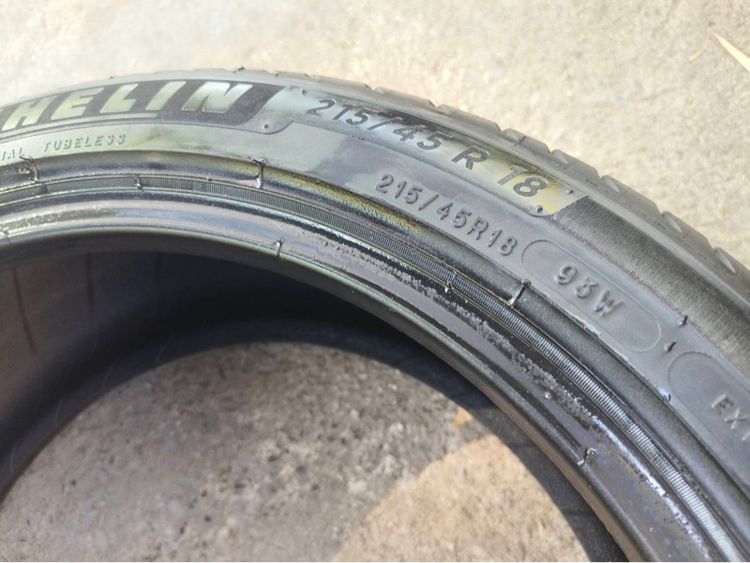 ยางมิชลินไพรมาซี่ 4 215 45 18 ปี 25 ชุดละ 6,000 บาทครับ รูปที่ 8
