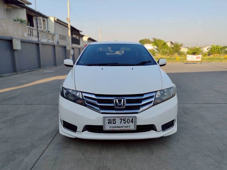 Honda City 2012 1.5 S i-VTEC Sedan เบนซิน ไม่ติดแก๊ส เกียร์อัตโนมัติ ขาว รูปที่ 2
