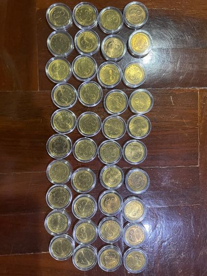 ชุดเหรียญ 25 และ 50 สต. ปี 2520 ถึง 2523 จำนวน 100 เหรียญ สภาพ unc รูปที่ 2