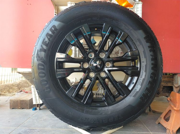แม็กมิตซู ขอบ18 ป้ายแดง พร้อมยางกู๊ดเยียร์ 255 65 18 ปี25 ใส่ไทรทัน ปาเจโร่  รูปที่ 3