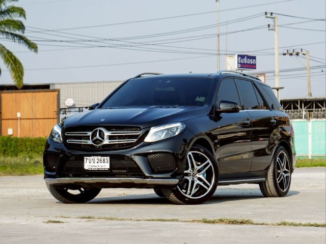 Mercedes-Benz GLE-Class 2018 GLE500 ปลั๊กอินไฮบริด (PHEV) ดำ