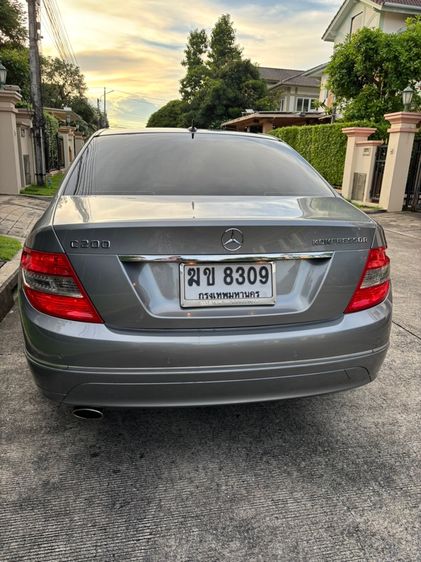 Mercedes-Benz C-Class 2009 C200 Kompressor Sedan เบนซิน ไม่ติดแก๊ส เกียร์อัตโนมัติ เทา รูปที่ 3