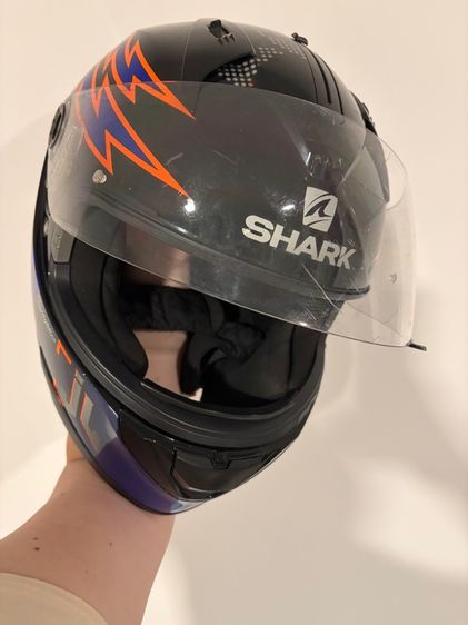 ส่งต่อหมวกกันน็อค Shark เบอร์ 99 มือสอง แถม Bluetooth หน้าจอ Digital ฟรี รูปที่ 6