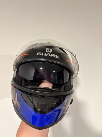 ส่งต่อหมวกกันน็อค Shark เบอร์ 99 มือสอง แถม Bluetooth หน้าจอ Digital ฟรี รูปที่ 3