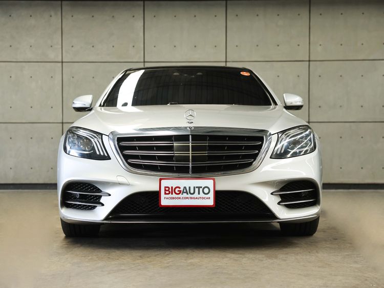 Mercedes-Benz S-Class 2019 S560 Sedan ปลั๊กอินไฮบริด (PHEV) ไม่ติดแก๊ส เกียร์อัตโนมัติ บรอนซ์เงิน รูปที่ 4