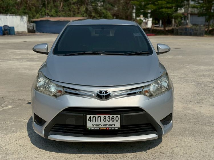 Toyota Vios 2015 1.5 E Sedan เบนซิน ไม่ติดแก๊ส เกียร์อัตโนมัติ บรอนซ์เงิน รูปที่ 3