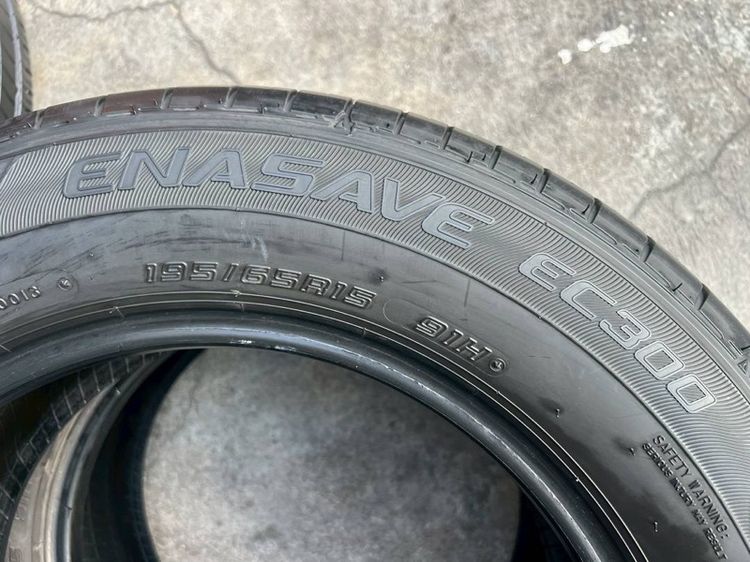 ยาง Dunlop Ec300 195 65 15 คู่ 800 บาท สภาพดี รูปที่ 7