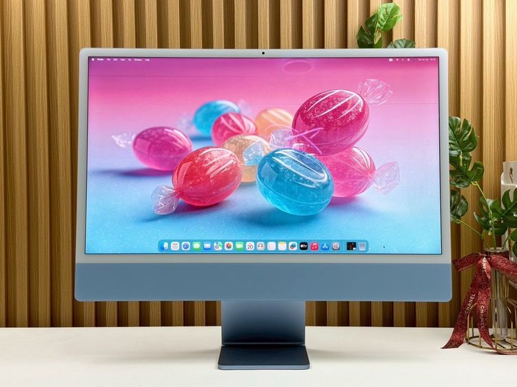 iMac 24-inch M1 2021 Ram8GB SSD256GB CPU8-Core GPU8-Core 4Ports Blue