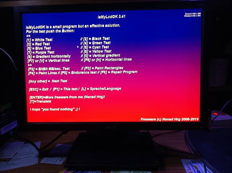 monitor ACER ขนาด 19" รุ่น v193w มีพอรท dvi vga ไร้เส้นไร้จุด พร้อมใช้งาน ขาย 490 บาท  รูปที่ 11