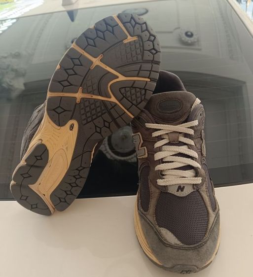 ขายถูก  New Balance 2002RE สีน้ำตาลเข้ม วินเทจ Size 43-275cm สภาพสวย ของแท้ รูปที่ 7