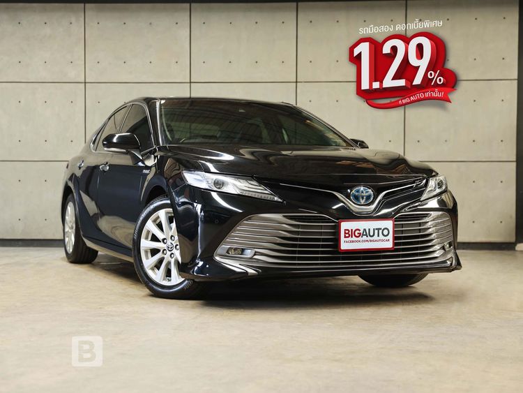 Toyota Camry 2021 2.5 Hybrid Premium Sedan ไฮบริด ไม่ติดแก๊ส เกียร์อัตโนมัติ ดำ