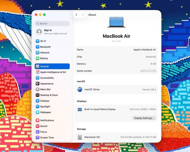 MacBook Air 13.6-inch M2 2022 Ram8GB SSD256GB Midnight รูปที่ 13