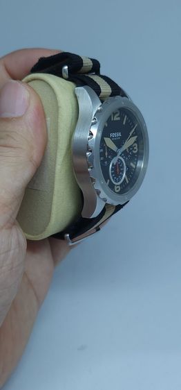 Z001 FOSSIL Chronograph 100M นาฬิกาทหารเท่ๆ สายผ้า NATO มือสองสภาพดี รูปที่ 5