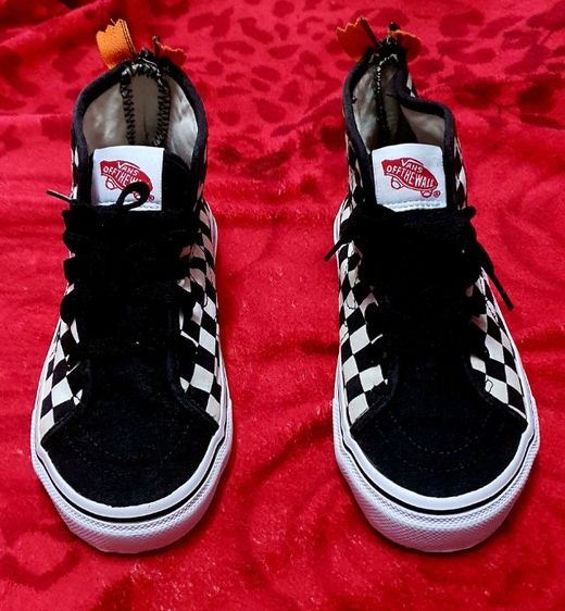 รองเท้าผ้าใบ VAN เด็กชาย ความยาวเท้า 21 ซม เหมือนใหม่ รูปที่ 4
