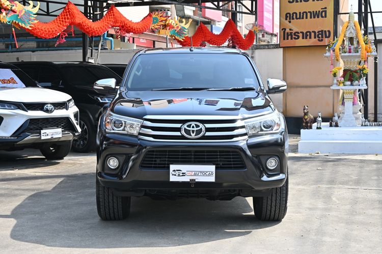 Toyota Hilux Revo 2016 2.4 E Prerunner Pickup ดีเซล ไม่ติดแก๊ส เกียร์อัตโนมัติ ดำ รูปที่ 2