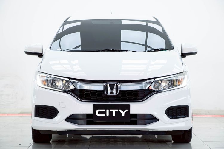 Honda City 2018 1.5 S Sedan เบนซิน ไม่ติดแก๊ส เกียร์อัตโนมัติ ขาว รูปที่ 4